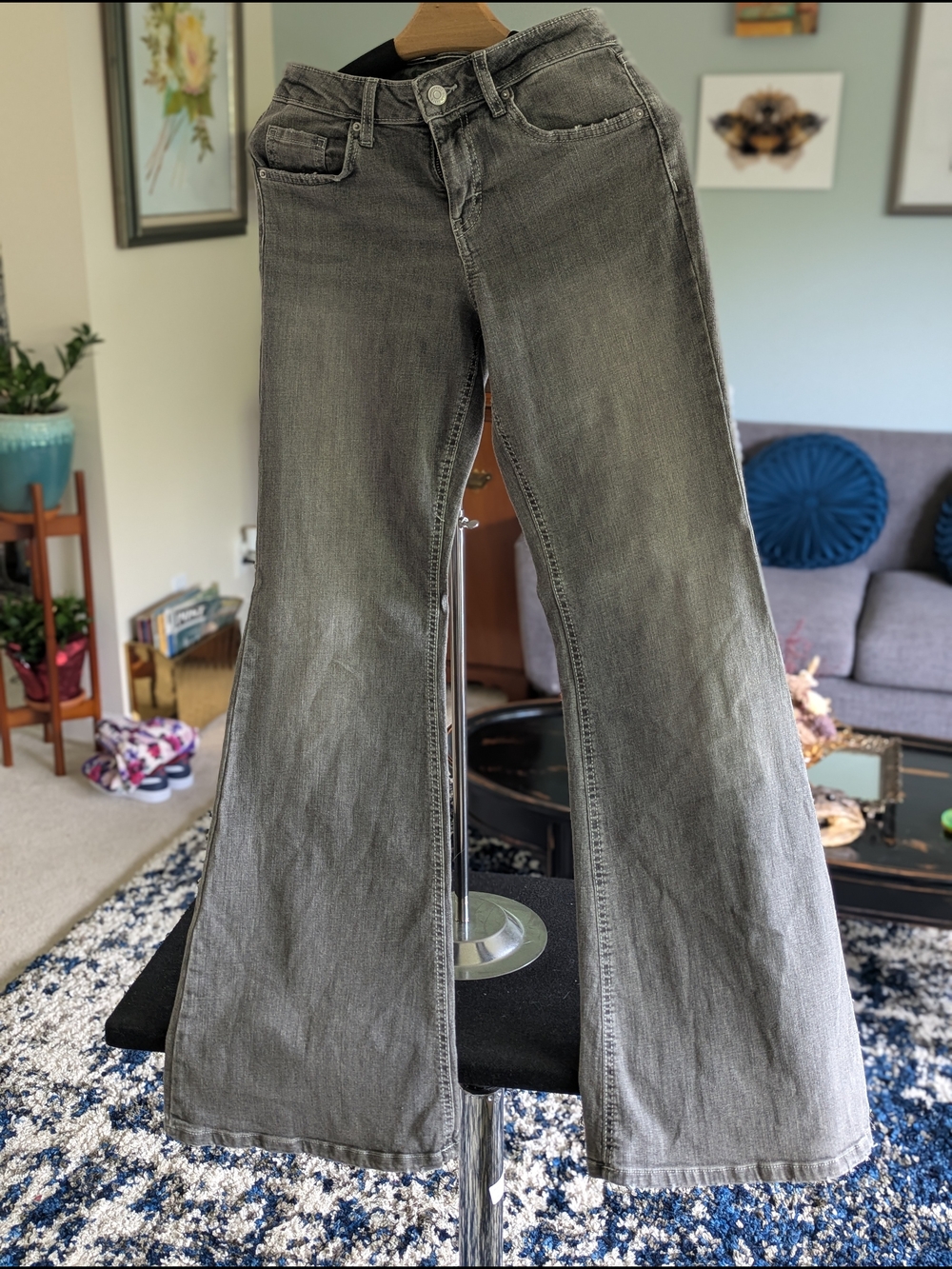 wild fable Gray Flared Leg Jeans